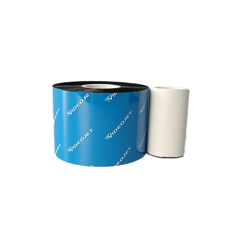 Spare Part 15-R55KQ10-600 Videojet Original 55MM X 600M, 10 rolls/box black high quality resin For Videojet Inkjet Printer