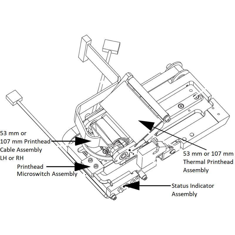 107MM Printer head 216585 Applicable to Videojet printer 6420,DF+(IP65)