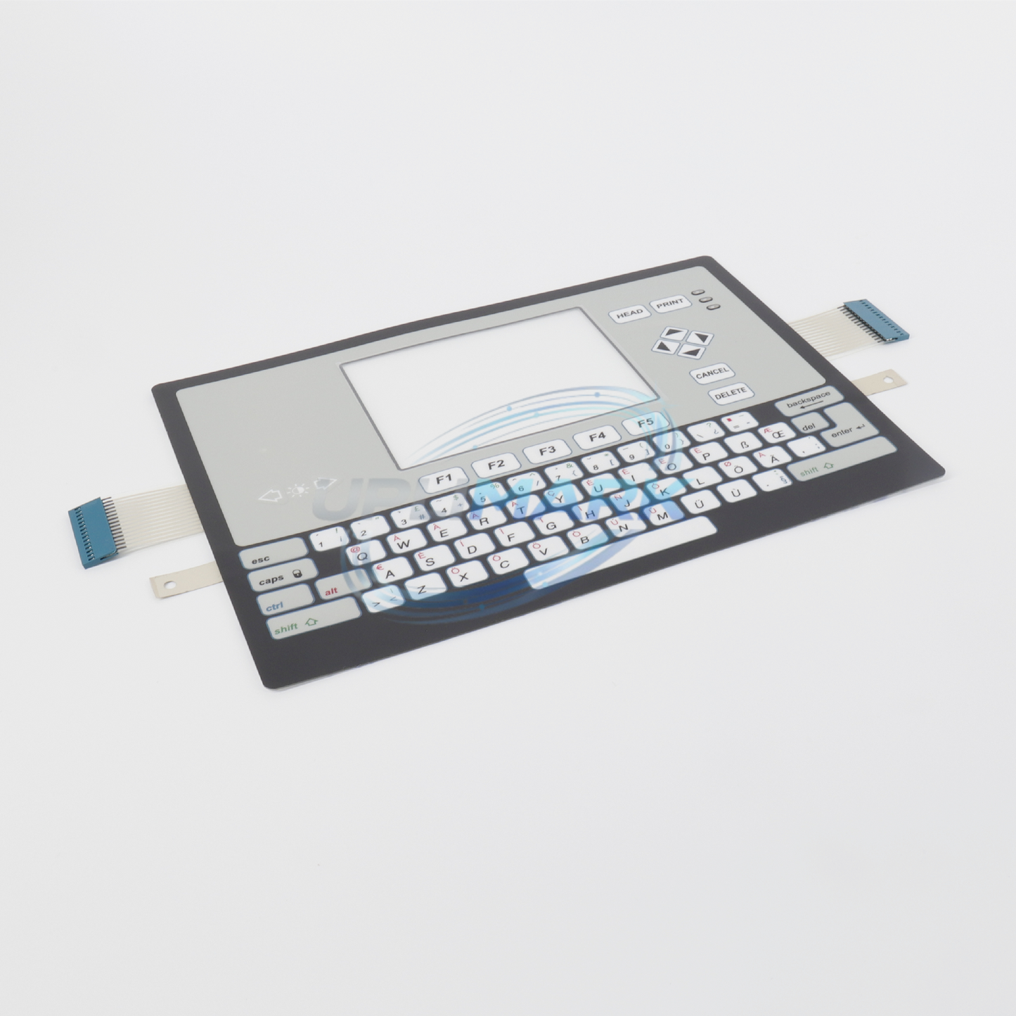 Compatible with Videojet 1000 – 1510 Keyboard Mask (German)